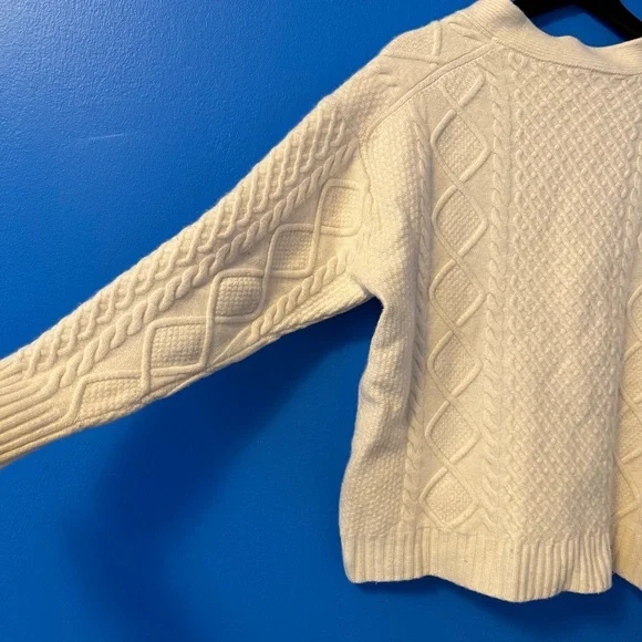 Aritzia Sunday Best Cooper Cable Knit Cardigan - Ivory - Picture 11 of 15